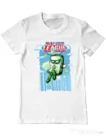 Tricou ADLER barbat Cleaning league Soap Alb