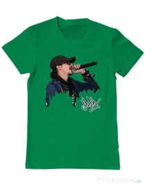 Tricou ADLER barbat Adi Morosanu FAMILIA Verde mediu