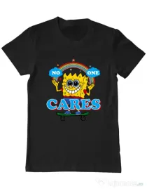 Tricou ADLER barbat No one cares Negru