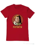 Tricou ADLER barbat Putin Tin Rosu