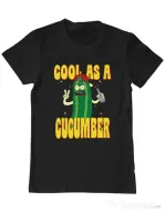 Tricou ADLER barbat Cool as cucumber Negru