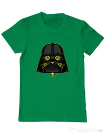 Tricou ADLER barbat Cat Vader Verde mediu