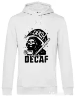 Hoodie barbat cu gluga Decaf Alb