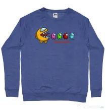 Bluza ADLER barbat Impostor detected Albastru melanj