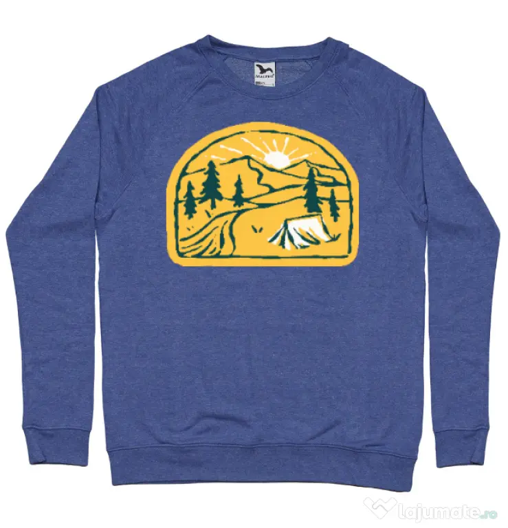 Bluza ADLER barbat River camp Albastru melanj
