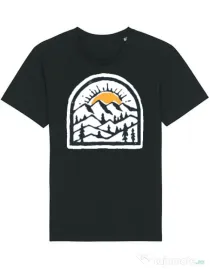 Tricou STANLEY STELLA barbat Mountain beauty Negru
