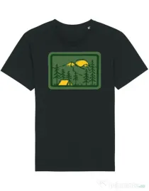 Tricou STANLEY STELLA barbat Camping 2 Negru