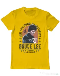 Tricou ADLER barbat Bruce Galben