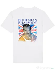 Tricou STANLEY STELLA barbat Bohemian Rhapsody Alb