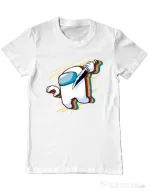 Tricou ADLER barbat Slow mo Alb