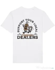 Tricou STANLEY STELLA barbat Coffee dealers Alb