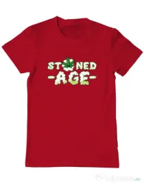 Tricou ADLER barbat Stoned age Rosu