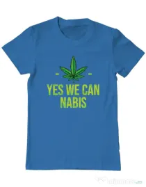 Tricou ADLER barbat We can Albastru azuriu