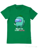 Tricou ADLER barbat Trust me Verde mediu