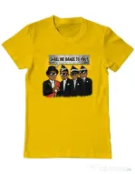 Tricou ADLER barbat Dance meme Galben