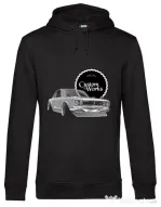 Hoodie barbat cu gluga Skyline Hakosuka Negru