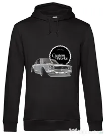 Hoodie barbat cu gluga Skyline Hakosuka Negru