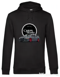 Hoodie barbat cu gluga EVO IX Negru