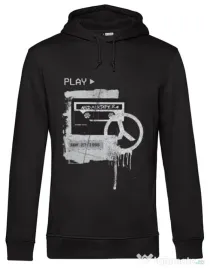 Hoodie barbat cu gluga Acid Mixtape 2.0 Negru