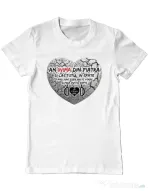 Tricou ADLER barbat INIMA DIN PIATRA Alb