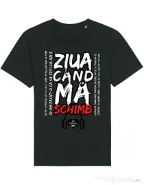 Tricou STANLEY STELLA barbat ziua cand ma schimb Negru