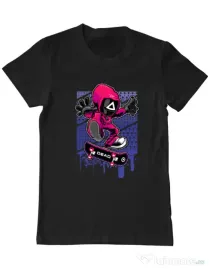Tricou personalizat barbat Squid Game 3 Negru