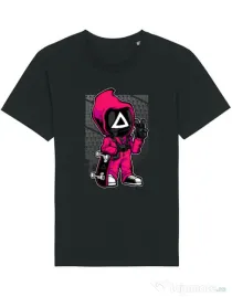 Tricou STANLEY STELLA barbat Squid Game 4 Negru
