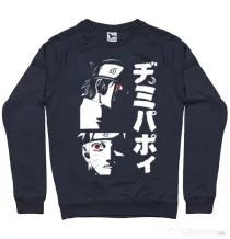 Bluza personalizata barbat Otaku Scream Denim inchis