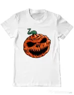 Tricou personalizat barbat Pumpkin Alb
