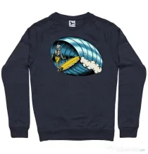 Bluza personalizata barbat Surf Nose Denim inchis