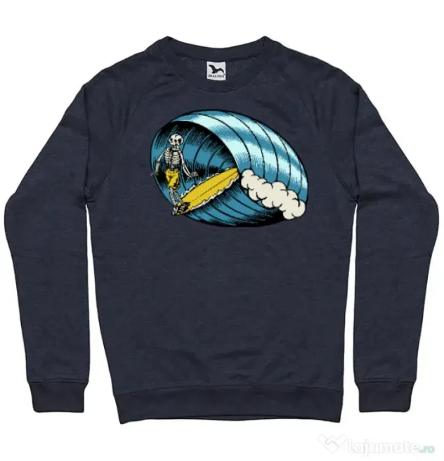 Bluza personalizata barbat Surf Nose Denim inchis