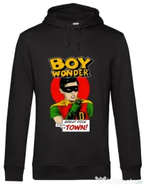 Hanorac barbat cu gluga Boy Wonder Negru