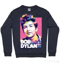 Bluza personalizata barbat Bob Dylan Denim inchis