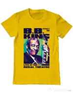 Tricou personalizat barbat BB KING Galben