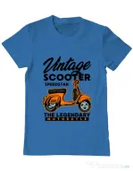 Tricou personalizat barbat SCOOTER SPEEDSTAR Albastru azuriu