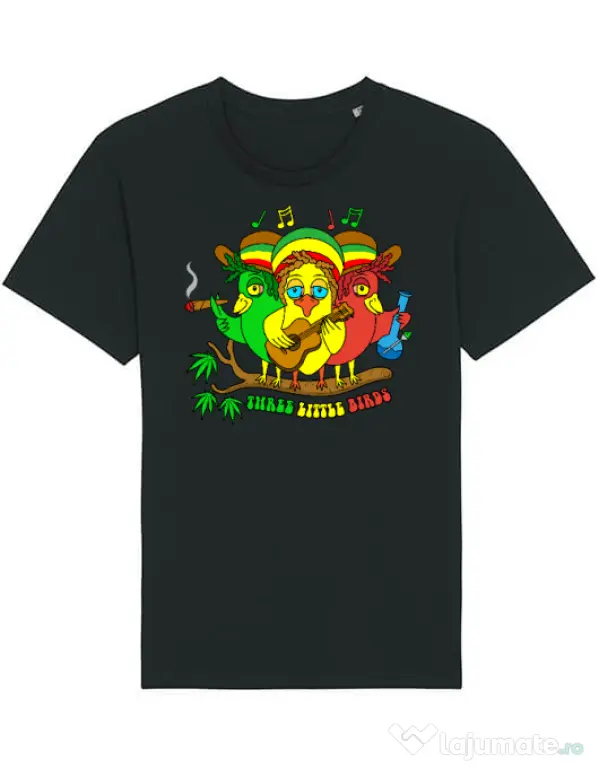 Tricou STANLEY STELLA barbat Three Little Birds Negru