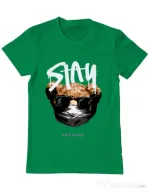 Tricou personalizat barbat Stay awesome Verde mediu