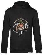 Hanorac barbat cu gluga Reach out and grab Negru