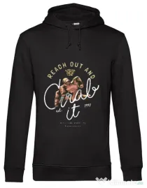 Hanorac barbat cu gluga Reach out and grab Negru