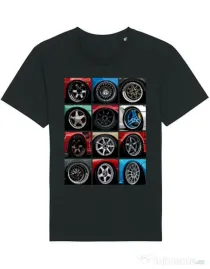 Tricou STANLEY STELLA barbat wheels Negru