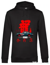 Hanorac barbat cu gluga Porsche Turbo Negru