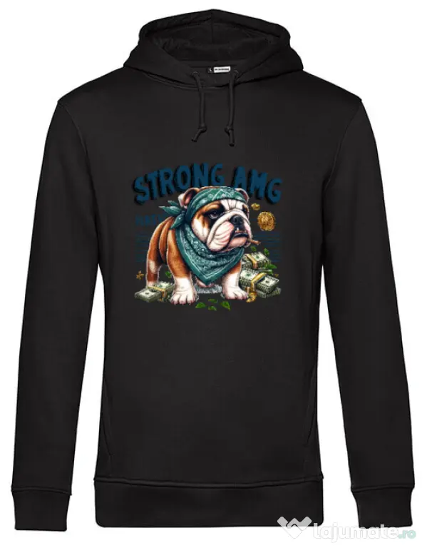 Hanorac barbat cu gluga BULLDOG 09 Negru