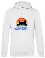 Hanorac barbat cu gluga Custom design Alb