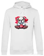 Hanorac barbat cu gluga BULLDOG 102 Alb