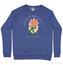 Bluza personalizata barbat M&D 29 Albastru melanj