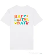 Tricou STANLEY STELLA barbat HAPPY EASTER DAY Alb