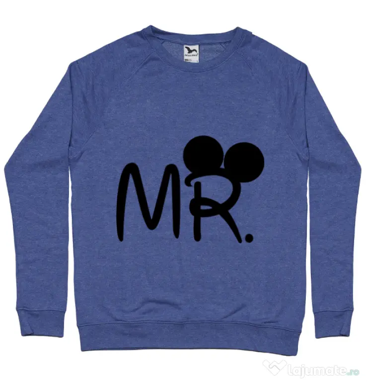 Bluza ADLER barbat Mr Mickey Albastru melanj