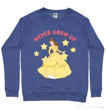 Bluza ADLER barbat Never grow up Albastru melanj