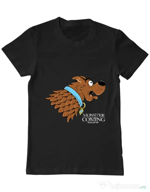Tricou ADLER barbat Monster is coming Negru