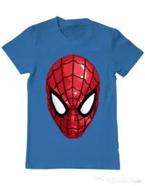 Tricou ADLER barbat Spiderman mask Albastru azuriu